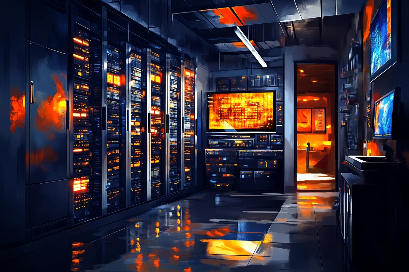 Ilustracja usługi Active Directory: centralne zarządzanie kontami użytkowników, grupami i komputerami w domenie firmowej